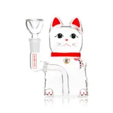Lucky Money Cat a Bowl