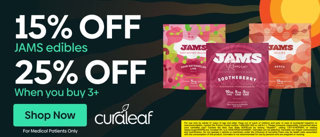Cannabis Promo, Cannabis Sales, Cannabis Discounts, Cannabis on Sale, 15% Off All Jams 100mg Edibles!