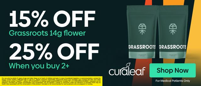 Cannabis Promo, Cannabis Sales, Cannabis Discounts, Cannabis on Sale, 15% Off Grassroots 14g Flower!