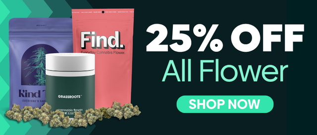 Cannabis Promo, Cannabis Sales, Cannabis Discounts, Cannabis on Sale, 25% Off All Flower!