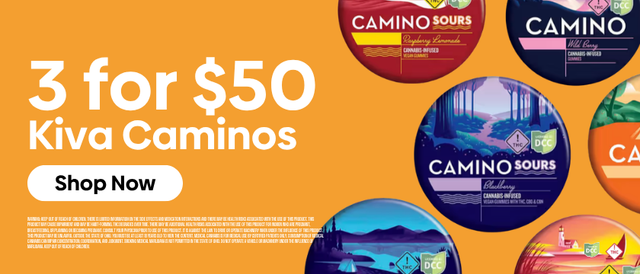 Cannabis Promo, Cannabis Sales, Cannabis Discounts, Cannabis on Sale, Camino | 3 for $50