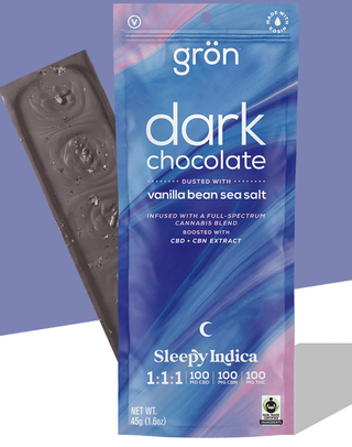 Dark Vanilla Bean Sea Salt Indica Gron