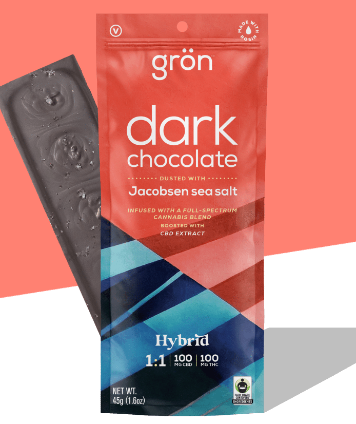 Gron Dark Sea Salt Hybrid Ratioed Chocolate 10mg ea | 10-Pack