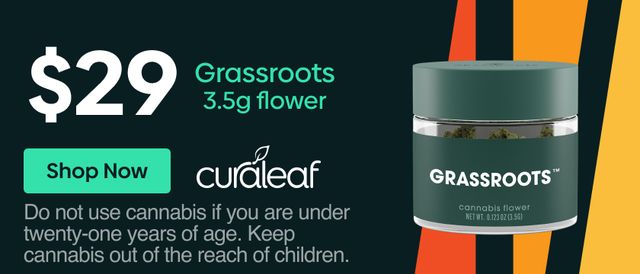 Cannabis Promo, Cannabis Sales, Descuentos en cannabis, Cannabis on Sale, ¡Octavos Grassroots por $29!