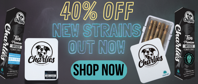 Cannabis Promo, Cannabis Sales, Cannabis Discounts, Cannabis on Sale, 40% OFF CHARLIES Pre-Roll Packs!