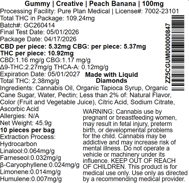 Peach Banana Pure Plan Peach Banana Pure Plan