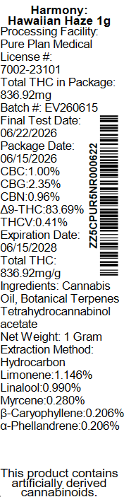 Hawaiian Haze Pure Plan Hawaiian Haze Pure Plan