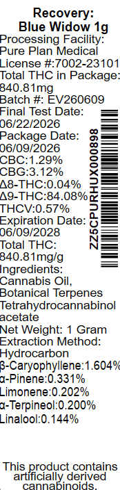 Blue Widow Pure Plan Blue Widow Pure Plan