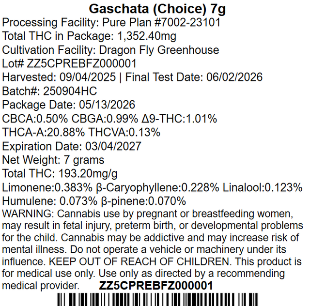 Gaschata Pure Plan Gaschata Pure Plan