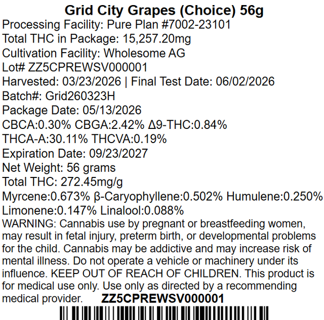 Grid City Grapes Pure Plan Grid City Grapes Pure Plan