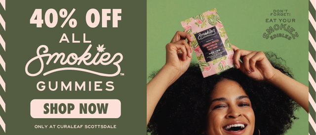 Cannabis Promo, Cannabis Sales, Cannabis Discounts, Cannabis on Sale, 40% OFF SMOKIEZ Gummies!