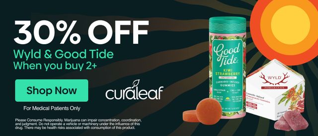 Cannabis Promo, Cannabis Sales, Cannabis Discounts, Cannabis on Sale, Buy Any 2 Wyld or Good Tide, Get 30% Off!