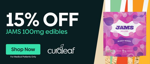 Cannabis Promo, Cannabis Sales, Cannabis Discounts, Cannabis on Sale, 15% Off All Jams 100mg Edibles!