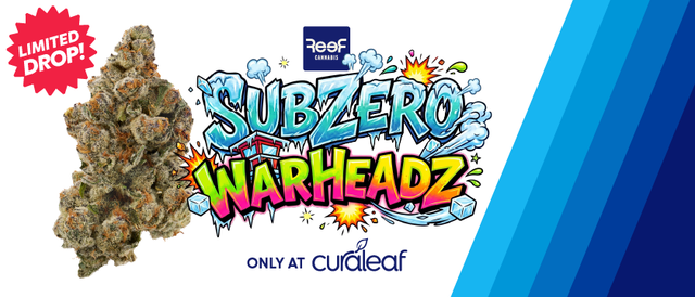 Cannabis Promo, Cannabis Sales, Cannabis Discounts, Cannabis on Sale, Launch: Reef Subzero Warheadz