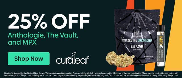 Cannabis Promo, Cannabis Sales, Cannabis Discounts, Cannabis on Sale, 25% Off Anthologie, MPX & The Vault!
