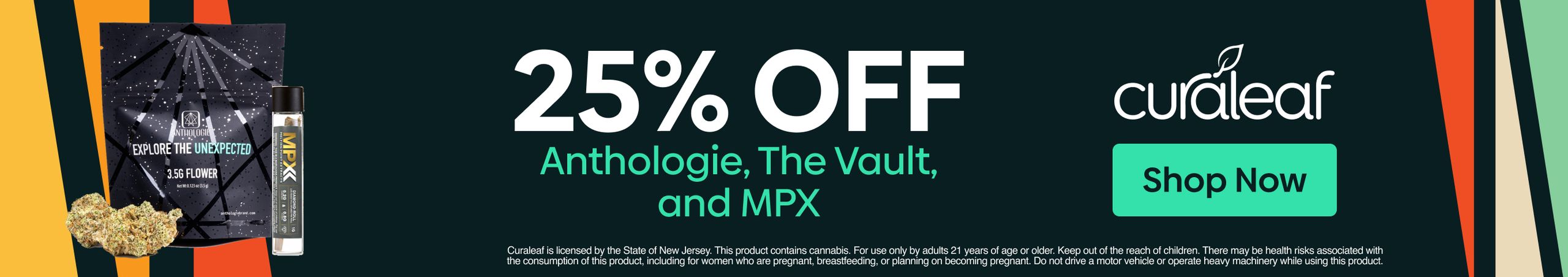 Cannabis Promo, Cannabis Sales, Cannabis Discounts, Cannabis on Sale, 25% Off Anthologie, MPX & The Vault!