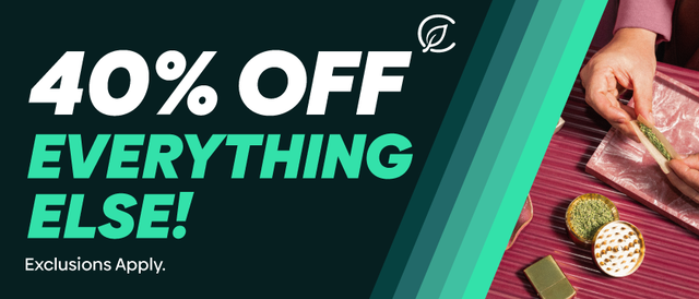 Cannabis Promo, Cannabis Sales, Descuentos en cannabis, Cannabis on Sale, ¡40% de descuento en Todo lo Demás!