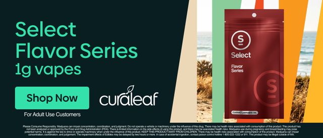 Cannabis Promo, Cannabis Sales, Cannabis Discounts, Cannabis on Sale, Select Flavor Series 1g Cartridges for $20!