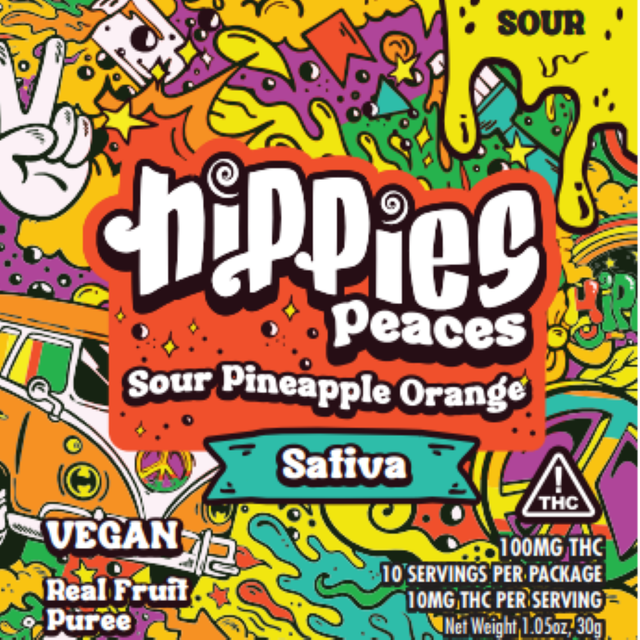 Sour Pineapple Orange Hippies