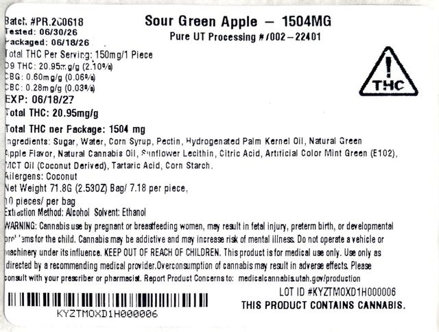 Sour Green Apple Moxie Sour Green Apple Moxie