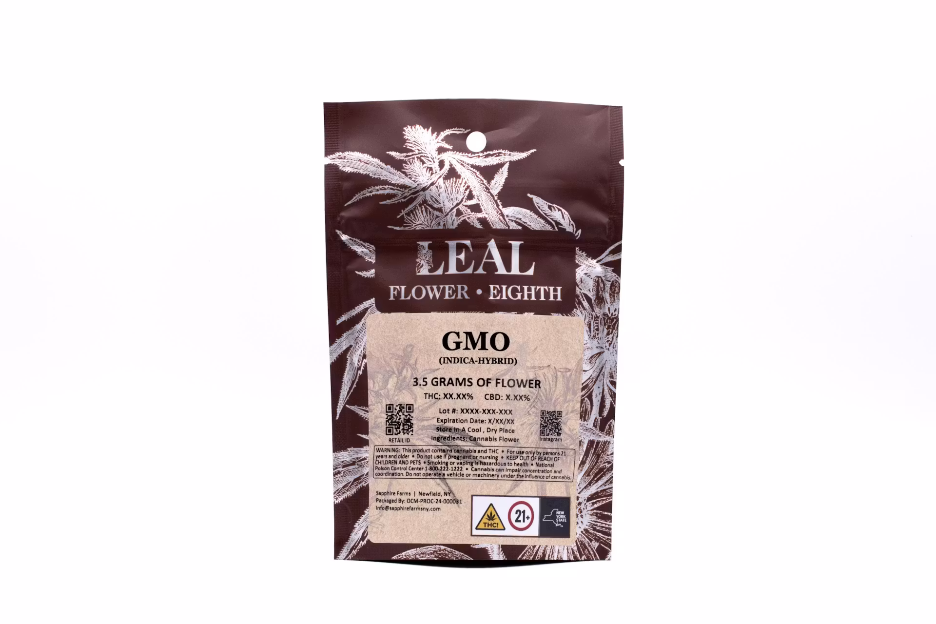 Leal Organics GMO Whole Flower 3.5g