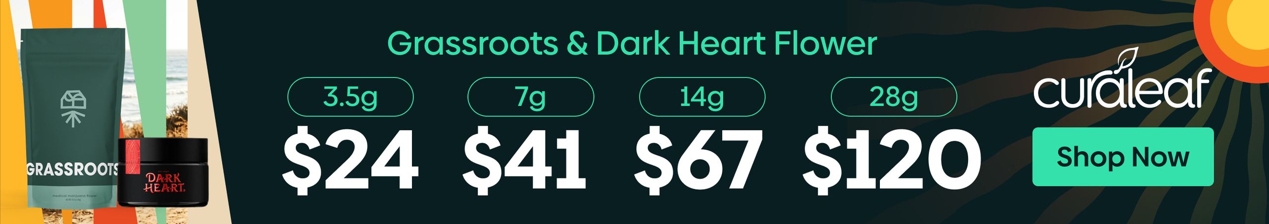 Cannabis Promo, Cannabis Sales, Cannabis Discounts, Cannabis on Sale, $24 Grassroots 3.5g Flower!