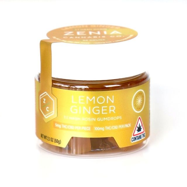 Lemon Ginger Zenia Cannabis Co.