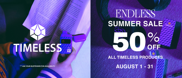 Cannabis Promo, Cannabis Sales, Descuentos en cannabis, Cannabis on Sale, ¡50% OFF Productos TIMELESS & TUMBLE!