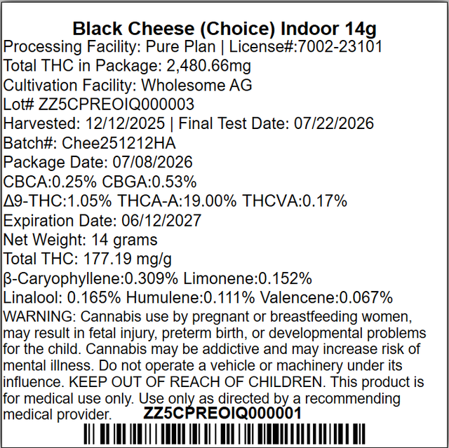 Black Cheese Pure Plan Black Cheese Pure Plan