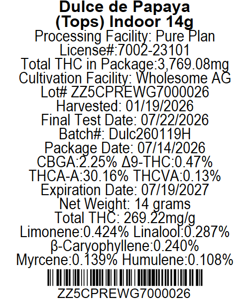 Dulce De Papaya Pure Plan Dulce De Papaya Pure Plan