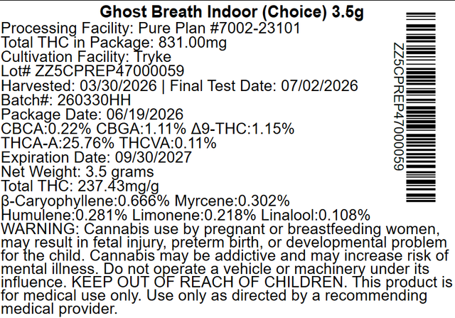 Ghost Breath Pure Plan Ghost Breath Pure Plan