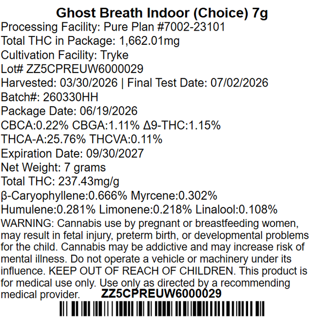 Ghost Breath Pure Plan Ghost Breath Pure Plan