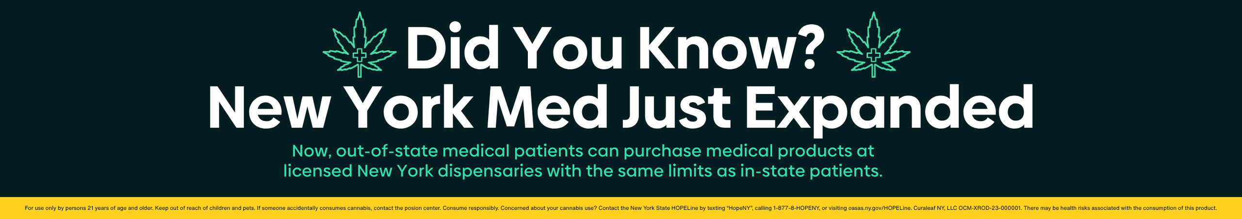 Cannabis Promo, Cannabis Sales, Cannabis Discounts, Cannabis on Sale, NY Reciprocity Web Banners