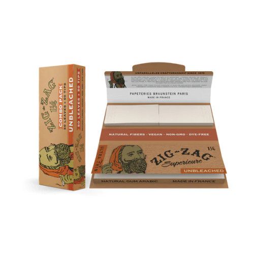 Combo Pack , Unbleached Zig Zag
