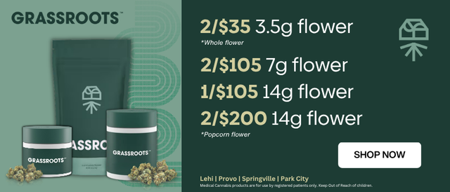 Cannabis Promo, Cannabis Sales, Descuentos en cannabis, Cannabis on Sale, GRASSROOTS - el tipo correcto de arraigado 🌱