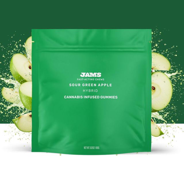 Sour Green Apple Fast-Acting Gummies