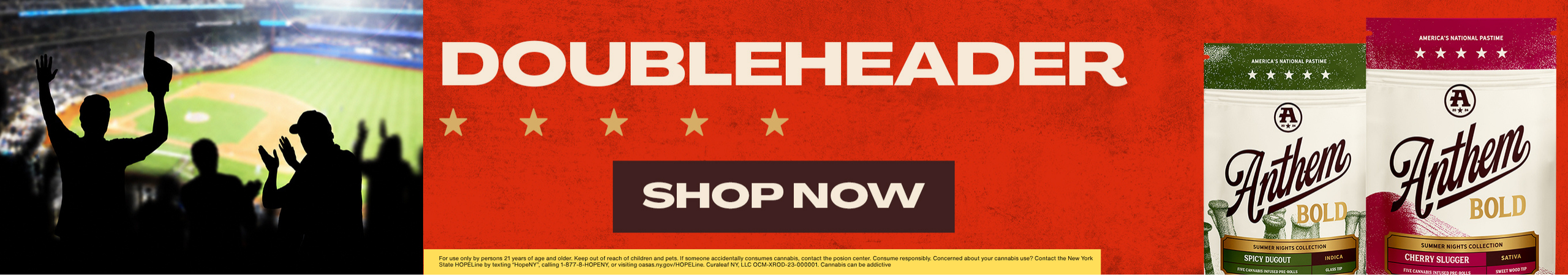 Cannabis Promo, Cannabis Sales, Cannabis Discounts, Cannabis on Sale, Anthem - Double Header - Now Available