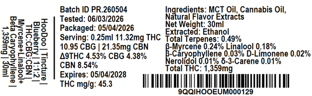 Blueberry Hoodoo Blueberry Hoodoo