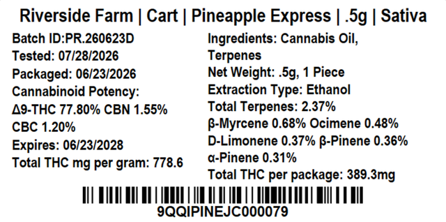 Pineapple Express Riverside Farm Pineapple Express Riverside Farm