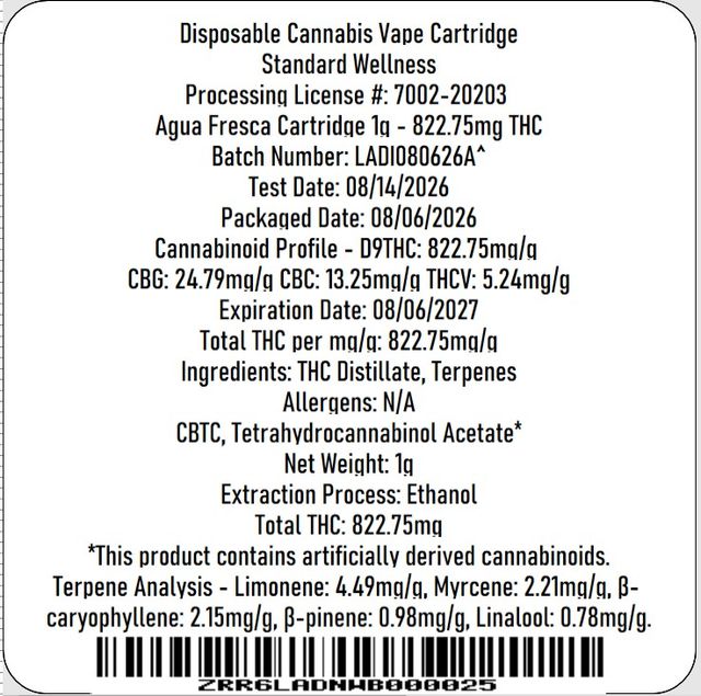Agua Fresca LaDiDaDi Agua Fresca LaDiDaDi