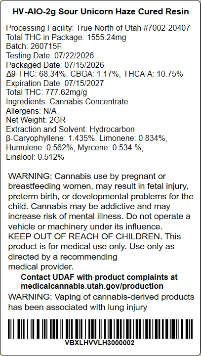 Sour Unicorn Haze Hi Variety Sour Unicorn Haze Hi Variety