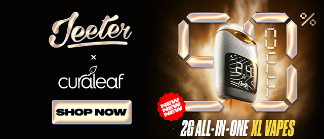 Cannabis Promo, Cannabis Sales, Cannabis Discounts, Cannabis on Sale, 50% OFF JEETER 2g XL Diamonds All-In-One Vapes!