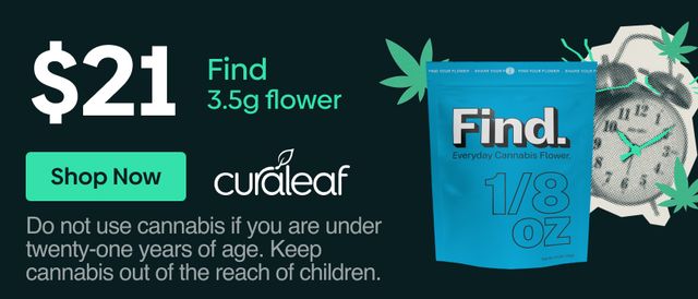 Cannabis Promo, Cannabis Sales, Cannabis Discounts, Cannabis on Sale, $21 Find Eighths!