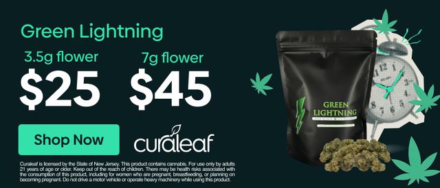 Cannabis Promo, Cannabis Sales, Descuentos en cannabis, Cannabis on Sale, ¡$25 Green Lightning 3.5g Flor!