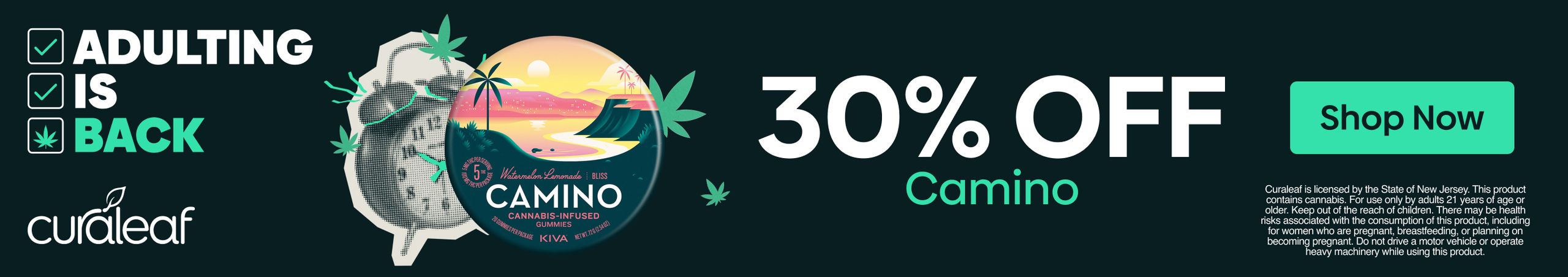 Cannabis Promo, Cannabis Sales, Cannabis Discounts, Cannabis on Sale, 30% Off Camino Edibles!