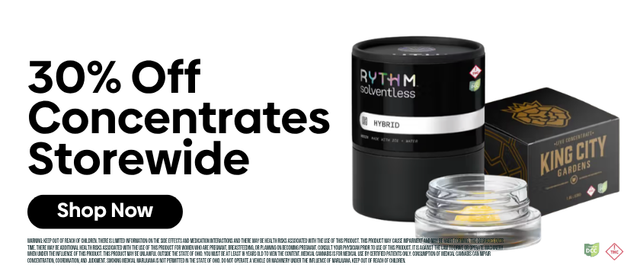 Cannabis Promo, Cannabis Sales, Cannabis Discounts, Cannabis on Sale, 30% OFF Concentrates