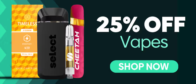 Cannabis Promo, Cannabis Sales, Descuentos en cannabis, Cannabis on Sale, ¡25% de descuento en vaporizadores!
