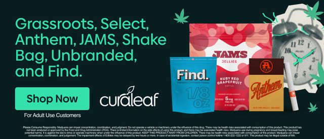 Cannabis Promo, Cannabis Sales, Cannabis Discounts, Cannabis on Sale, Anthem, Find, GR, Jams, Shake Bag & Select On Special!