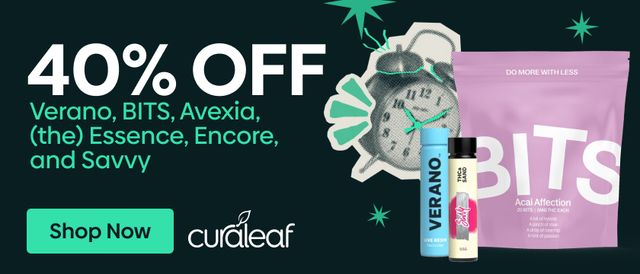 Cannabis Promo, Cannabis Sales, Cannabis Discounts, Cannabis on Sale, 40% Off Featured Verano Brands Products!