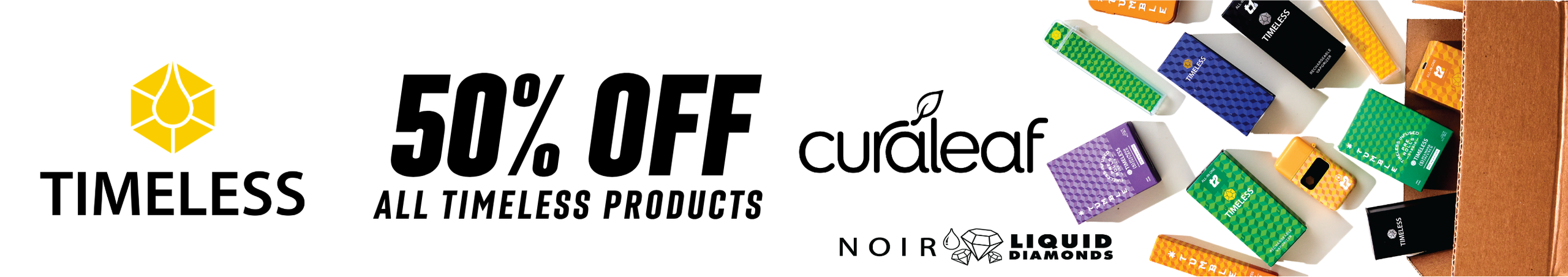 Cannabis Promo, Cannabis Sales, Cannabis Discounts, Cannabis on Sale, 50% OFF TIMELESS & TUMBLE Products!